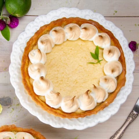 Mısır Nişastasız Limonlu Merengli Tart